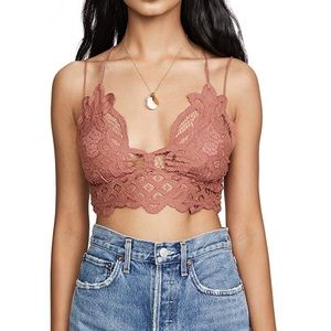 Free People Adela Bralette in color Copper. Unworn, tags attached